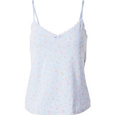 Dame Pyjamasser Hunkemöller Cami Pointelle Blondetop - Lyseblå/Jade/Rosé/Hvid