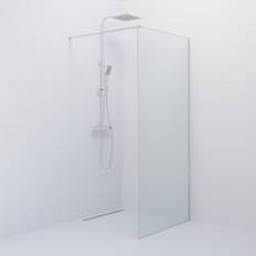 Bath Deluxe Duschar Bath Deluxe Tulsa Duschvägg Kromprofil Klart Glas