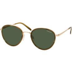 Jaguar Round Sunglasses Available With Prescription - Brown