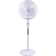 Electric fan Spot on Dealz 16 Inch Floor Standing Oscillating Fan 3 Speed Electric Pedestal Round Base