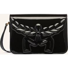 Lack Axelremsväskor MCM Himmel Laurel Crossbody In Patent Leather - Black