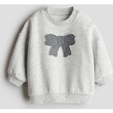 H&M Genser Med Applikasjoner - Grå