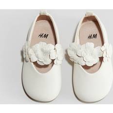 H&M Ballerinasko Med Applikationer - Hvid