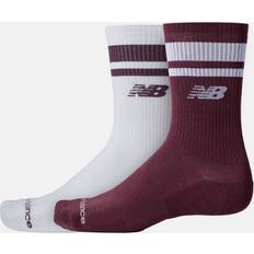 New Balance Strumpor New Balance Run Repreve Midcalf Strumpor 2-Pack - Vit