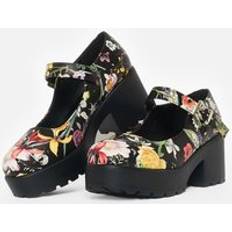 Multifärgade Pumps KOI Rockabilly Hög Klack Tira Mary Janes Floral Edition - Flerfärgad