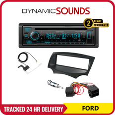 Kenwood Boat- & Car Stereos Kenwood Ford KA 2009-2016 Mechless DAB+ USB Bluetooth Stereo Upgrade Kit