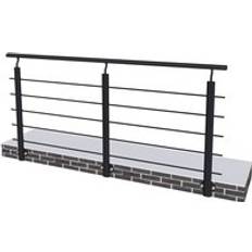 Handrails Sky Bathroom Angle Mobility Adjustable Handrail Matt Black 2m x 0.87m