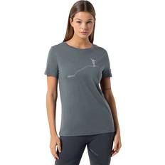 super.natural Women's Gipfelglück Tee Merinotröja Dam - Grå