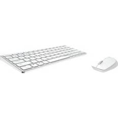 Rapoo 9600M Keyboard Mouse QWERTY White