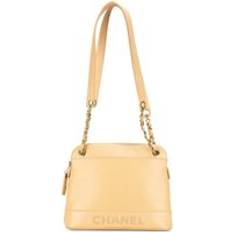 Chanel Preloved Classic Flap Bag - Beige Leather