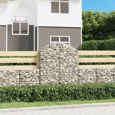 Garden & Outdoor Environment Dakota Fields Arched Gabion Basket 100 x 50 x 100 cm Galvanised Iron