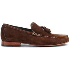 Jones Bootmaker Retford Suede Tassel Loafers - Brown