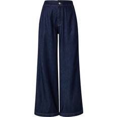 Mads Nørgaard Bukser & Shorts Mads Nørgaard Cosy Denim Sotem Pants - Mørkeblå