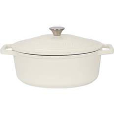 4.68L Cast Iron Oval Dutch Oven
