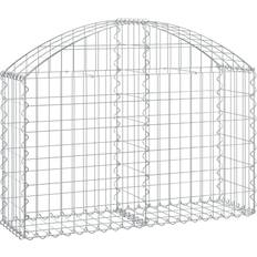 Garden & Outdoor Environment Dakota Fields Arched Gabion Basket 100 x 50 x 100 cm Galvanised Iron