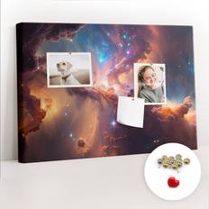 Multicoloured Bulletin Boards East Urban Home Lynnda Wall Mounted Cork Board 40cm H x 60cm W x 2.5cm D