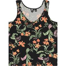 Gröna - Viskos Linnen Roxy Women's Under Your Spell Printed Topp Dam - Färgglad