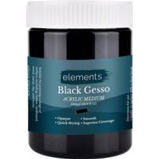 Paint Mediums Elements Black Gesso 500ml