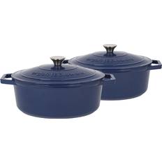 4.68L Cast Iron Oval Dutch Oven