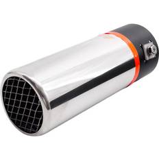 Simoni Racing Auspuffblende Rund Edelstahl Ø60xL170mm Anschluß 37-57mm Inox