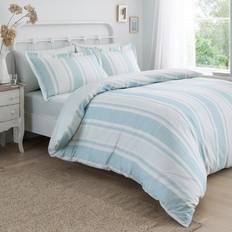 House of Hampton Finlay Stripe Fitted Set 5' Bed Sheet Blue