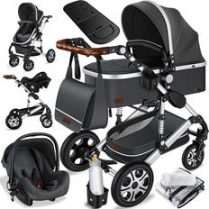 Kesser Loops 3 in 1 Asphalt Grey/Silver (Travel system)