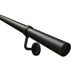 Black Handrails Rothley Black Indoor Handrail Kit 2 x 1.2m