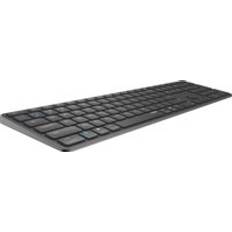 Rapoo E9800M Keyboard Universal USB Bluetooth QWERTY Dark Grey