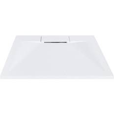 Showers Ivy Bronx AZZURRO Shower Tray Black 80 x 120 x 3 cm