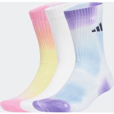 Batik Strumpor adidas Tie Dye Crew Socks 3 Paar - White
