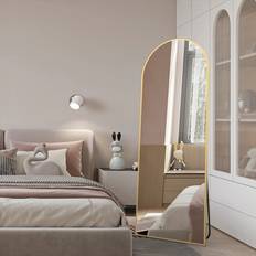 Latitude Run Harcrest Gold Floor Mirror 53x162cm