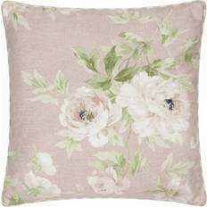 Textiles Sanderson Adele Floral Square Throw Pillow 50cm H x 50cm W x 0.4cm D Cushion Cover Pink (50x50cm)