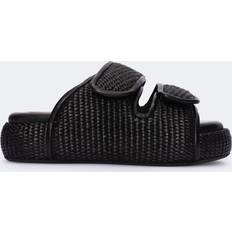Simon Miller Raffia Cro Slides - Women - Black