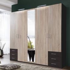 WIMEX Fügen 6 Door Lavender Colour 208 cm H X 225 cm W X 58 cm D Wardrobe