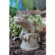 Garden & Outdoor Environment Dakota Fields Jazmyne Statue Olive Green 16cm H x 17cm W x 8.5cm D