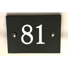 Garden & Outdoor Environment Dakota Fields Brumby 10 cm H Stone House Number - Black