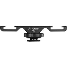 Andoer PT-2 Double Cold Shoe Mount Extension Bar