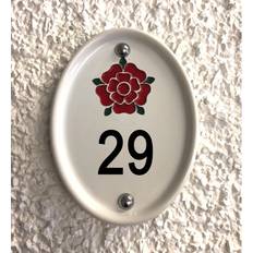 Garden & Outdoor Environment Dakota Fields Grovebury Flush Mount House Number 17cm 16.5cm H x 12.5cm W x 2cm D