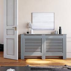 Horizontal Stripe Large Size High Efficiency Radiator Cover 152 x 19 x 81.5 cm