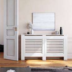 Horizontal Stripe Large Size High Efficiency Radiator Cover 152 x 19 x 81.5 cm