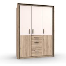 WIMEX Kiruna 3 Door 206 cm H X 150 cm W X 58 cm D Wardrobe
