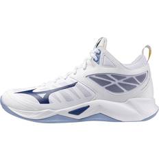 Blue Volleyball Shoes Mizuno Wave Dimension Mid - Blanc