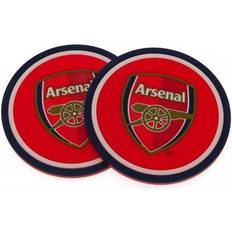 Silicone Coasters Taylors Football Souvenirs Arsenal FC 2 Pack Set Coaster