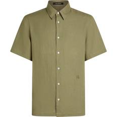 Karl Lagerfeld Skjorter Karl Lagerfeld Kl Monogram Short-sleeved Shirt - Dusky Green