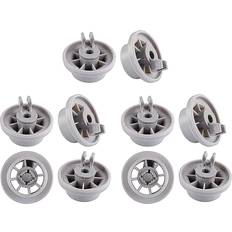 White Goods Accessories Bosch Bosch Dishwasher Wheels 10 Pack Neff Dishwasher Spare Parts Rollers Lower Basket 165314