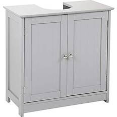 Taylor & Olive Taylor Brown Under Sink Bathroom Cabinet Storage Cupboard Organiser 60cm x 30cm x