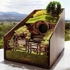 MDSRJONE Bilbo Baggins Bookend Wooden Bookend Home Decoration Gift Decorative Item