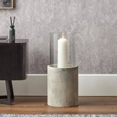 Stone Candle Holders Pacific Lifestyle Metal & Glass Pedestal Hurricane Stone Candle Holder