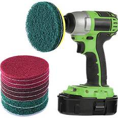 Cleaning Sponges 9 Pieces Scrub Pads 4 Inches Drill Power Brush