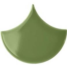 Johnson Tiles Symmetry Fan Jade Gloss Glazed Ceramic Wall Tile 135mm x 150mm